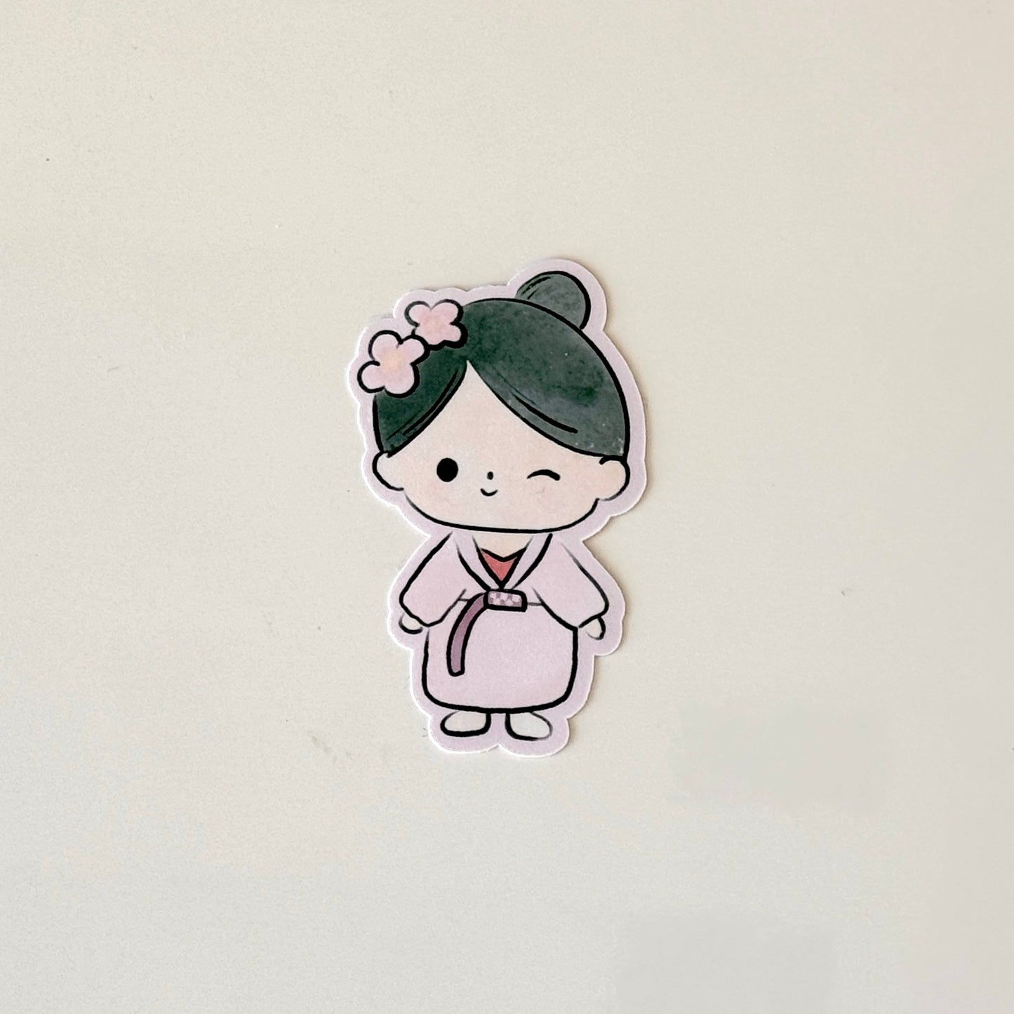 Cute Korean Hanbok Sticker